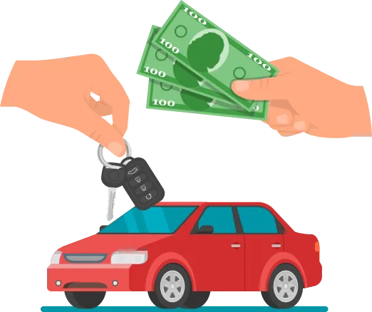 Car keys handed over for cash